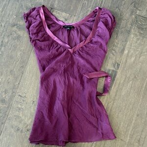 The Limited Purple Blouse